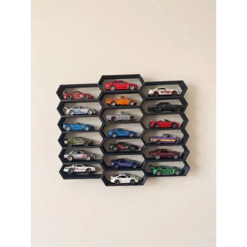 Petek Duvar Standı – 1:64 Diecast Oyuncak Araba Sergileme Rafı