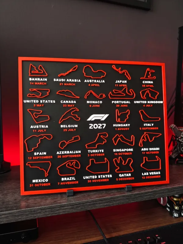 F1 2027 sezon takvimi
