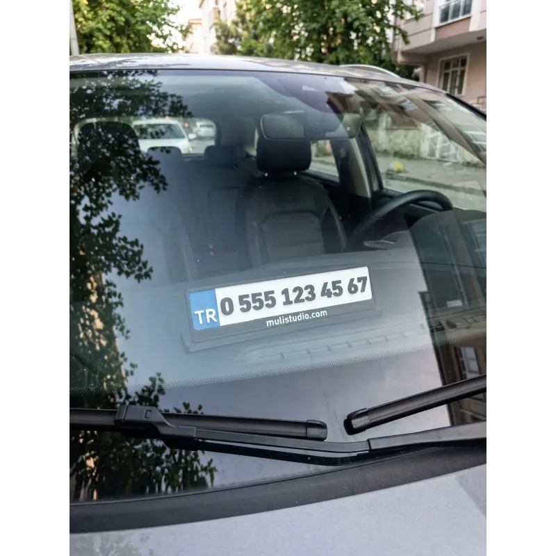 Plaka görünümlü park telefon numarası