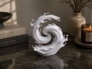 Sıvı dalga spiral heykel 1